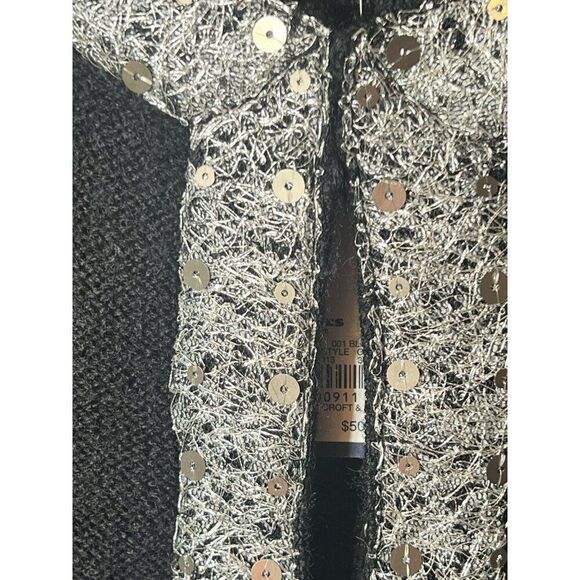 Croft & Barrow Womens Wool Cardigan Sweater Size XL Sequin Special Occasion MOB - Picture 5 of 10